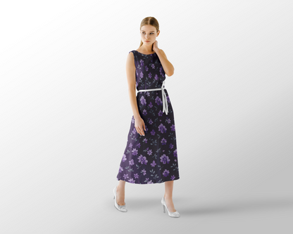 Elegant Purple Floral Pattern