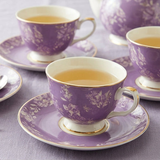 Lavender Blossom Elegance Floral Fabric Pattern – Soft Botanical Seamless Design for Fashion & Home Decor