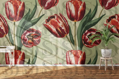 Timeless Tulip Elegance Fabric